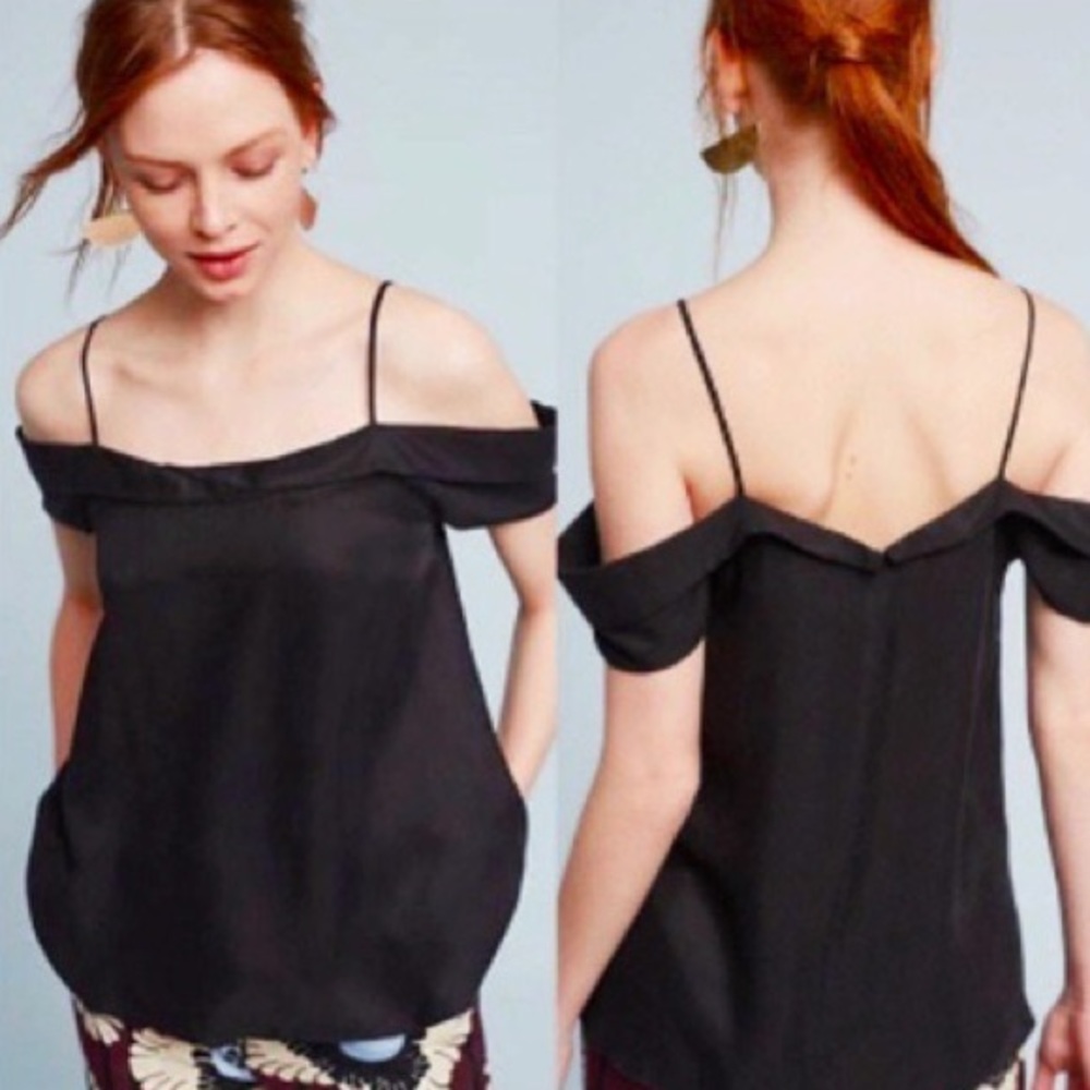 Paper Crown, black top, size small